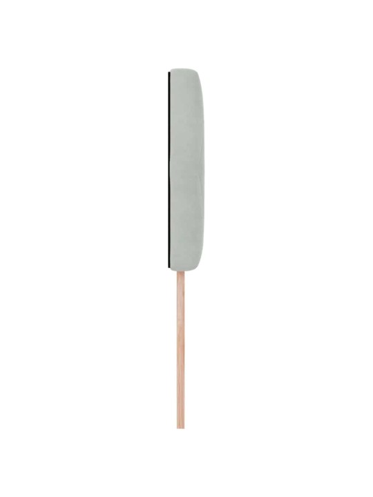 Led peatoed led -ribatuledega argyle peaga helehall 90 cm samet