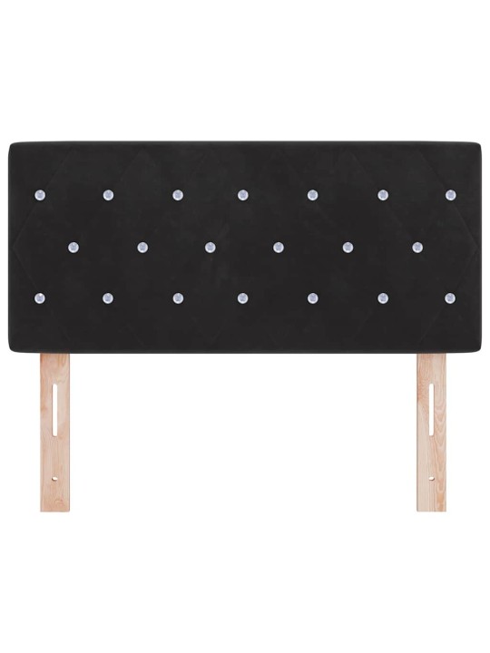 Led peatoed led -ribatuledega argyle peaga must 90 cm samet