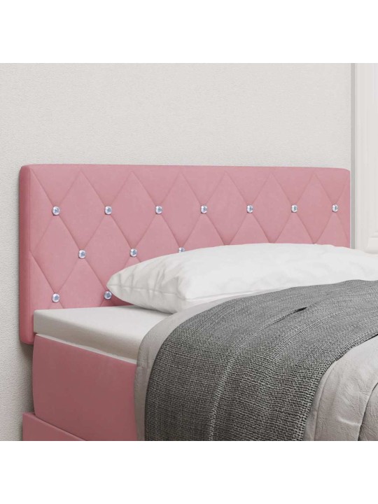 Led peatoed led -ribatuledega argyle peaga roosa 90 cm samet