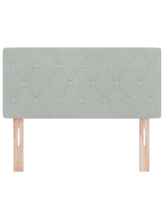 Led peatoed led -ribatuledega argyle helehall 100 cm samet