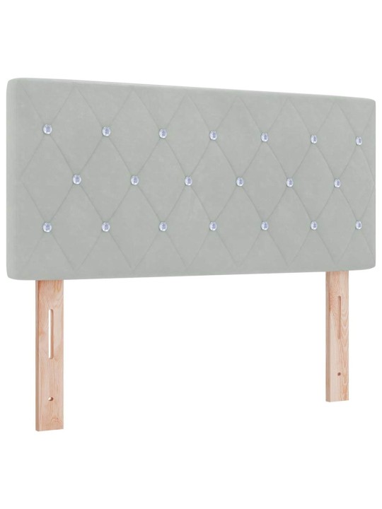 Led peatoed led -ribatuledega argyle helehall 100 cm samet