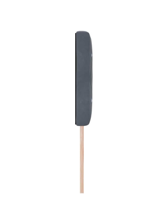Led peatoed led -ribatuledega argyle tumehall 144 cm samet