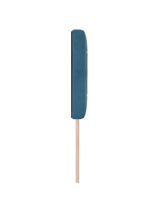Led peatoed led -ribatuledega argyle tumesinine 144 cm samet
