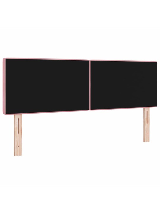 Led peatoed led -ribatuledega argyle peaga roosa 80 cm samet