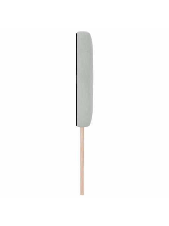 Led peatoed led -ribatuledega argyle peaga helehall 90 cm samet
