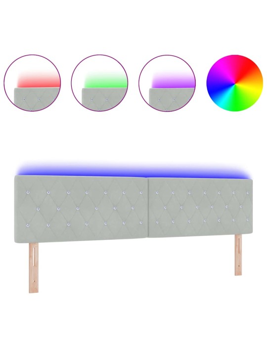 Led peatoed led -ribatuledega argyle peaga helehall 90 cm samet