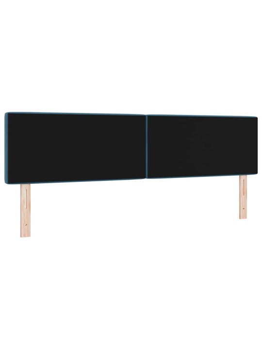 Led peatoed led -ribatuledega argyle tumesinine 90 cm samet