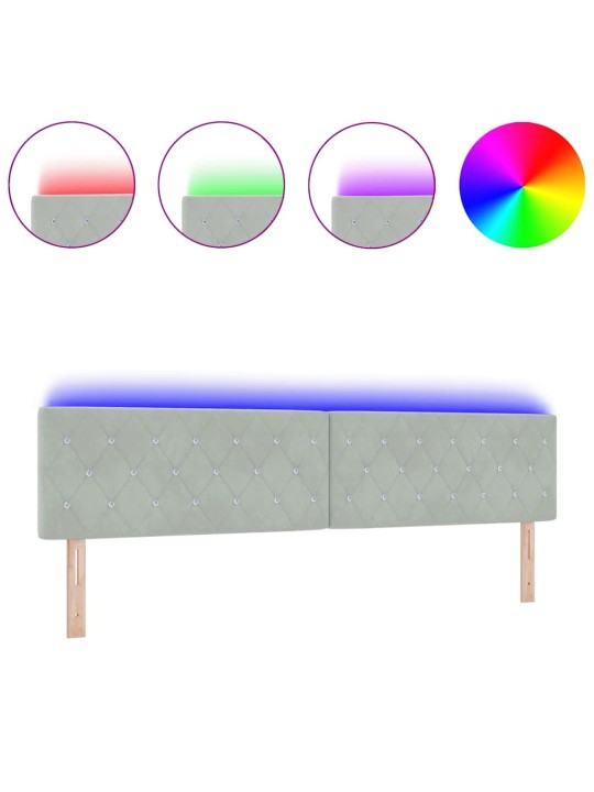 Led peatoed led -ribatuledega argyle helehall 100 cm samet