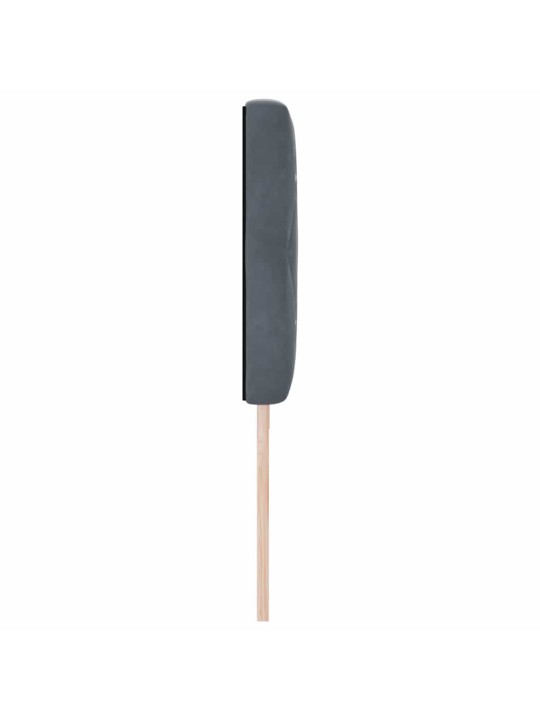 Led peatoed led -ribatuledega argyle tumehall 100 cm samet