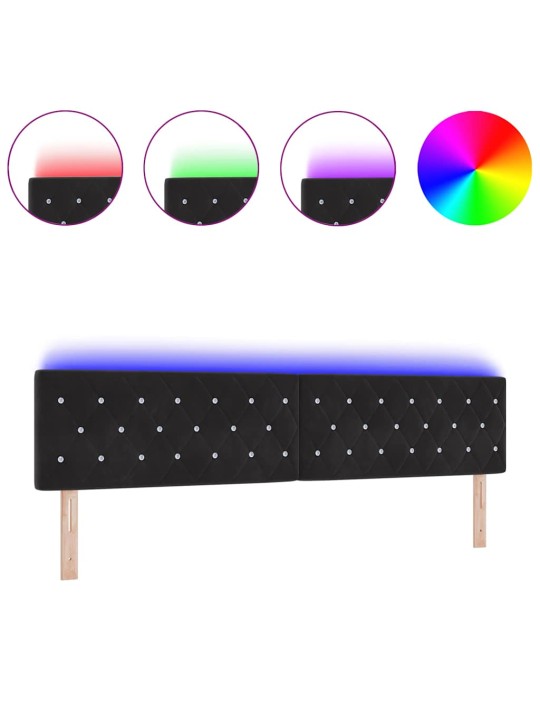 Led peatoed led -ribatuledega argyle peaga must 100 cm samet