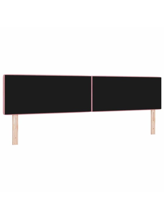 Led peatoed led -ribatuledega argyle peaga roosa 100 cm samet