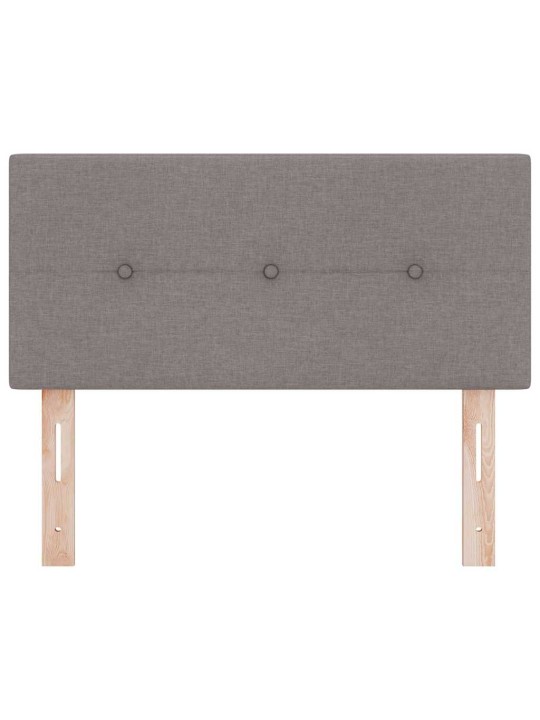 Voodipeats LED tuledega pruunikashall 80 cm kangas
