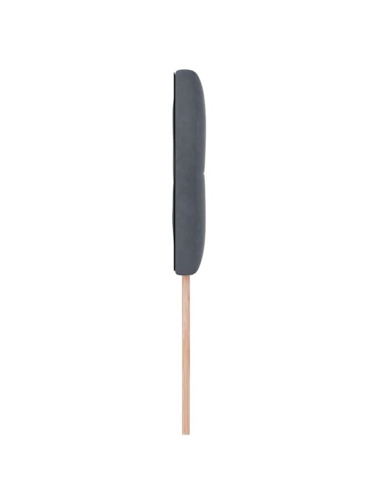 Voodipeats LED tuledega reguleeritav hall 80 cm samet