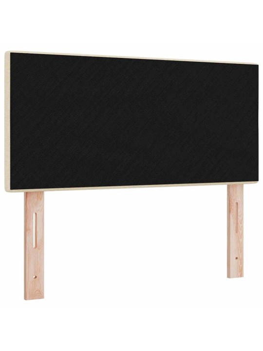 Voodipeats LED tuledega manuaalne kreemjas 90 cm kangas