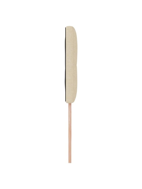 Voodipeats LED tuledega manuaalne kreemjas 90 cm kangas