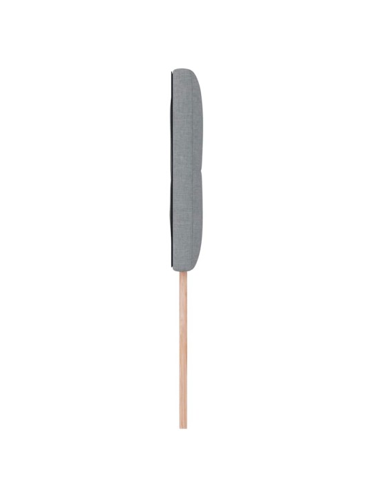 Voodipeats LED tuledega helehall 100 cm kangas