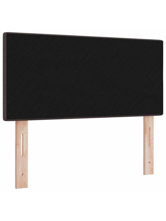Voodipeats LED tuledega tume pruun 100 cm kangas