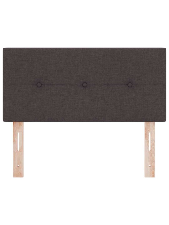 Voodipeats LED tuledega tume pruun 100 cm kangas