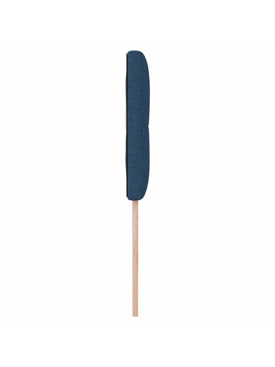 Voodipeats LED tuledega manuaalne sinine 100 cm kangas