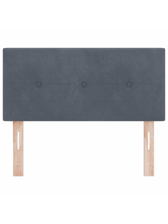 Voodipeats LED tuledega reguleeritav hall 100 cm samet