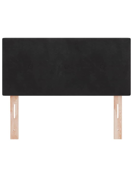 Voodipeats LED tuledega reguleeritav must 100 cm samet