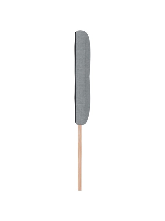 Voodipeats LED tuledega helehall 160 cm kangas