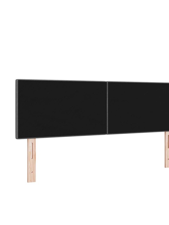 Voodipeats LED tuledega tumehall 160 cm kangas