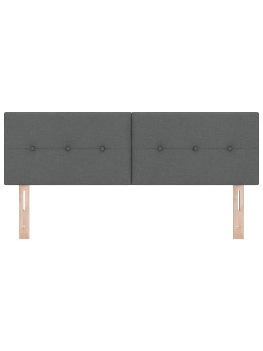 Voodipeats LED tuledega tumehall 160 cm kangas