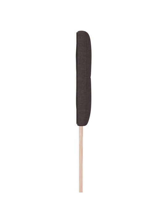 Voodipeats LED tuledega tume pruun 180 cm kangas