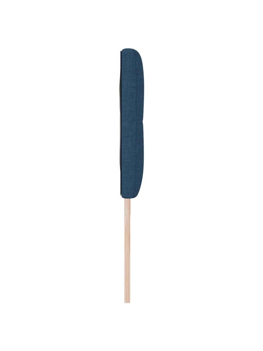 Voodipeats LED tuledega manuaalne sinine 180 cm kangas