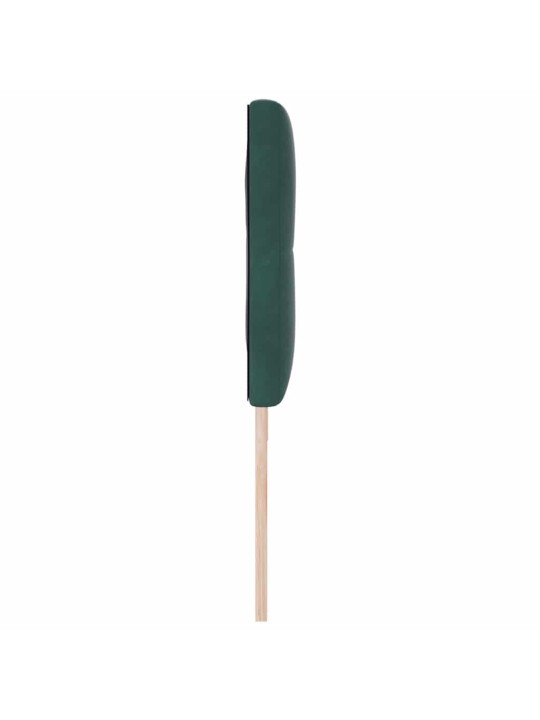 Voodipeats LED tuledega reguleeritav roheline 90 cm samet