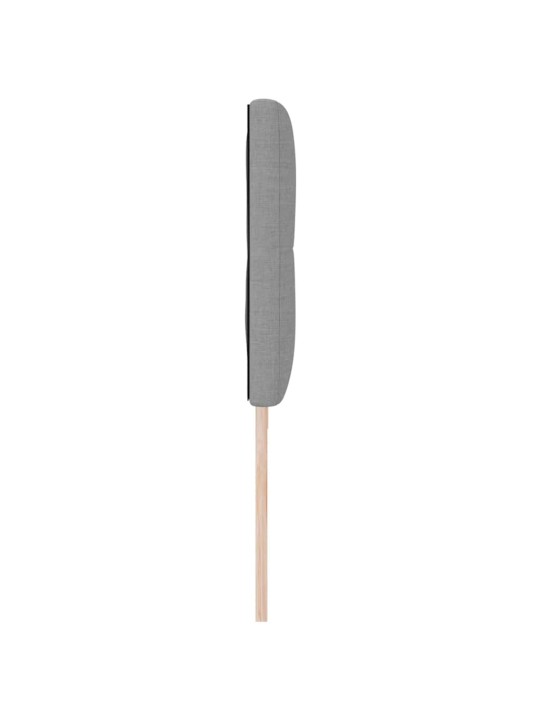 Voodipeats LED tuledega helehall 200 cm kangas