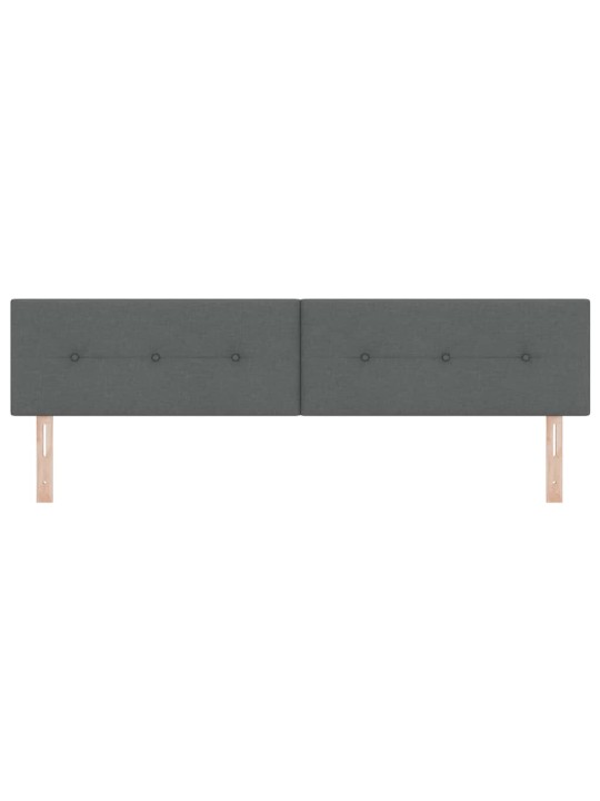 Voodipeats LED tuledega tumehall 200 cm kangas