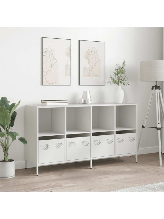 PUHVETKAPP, VALGE, 135X39X73,5 CM, KÜLMVALTSITUD TERAS