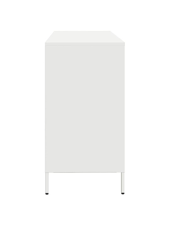 PUHVETKAPP, VALGE, 135X39X73,5 CM, KÜLMVALTSITUD TERAS