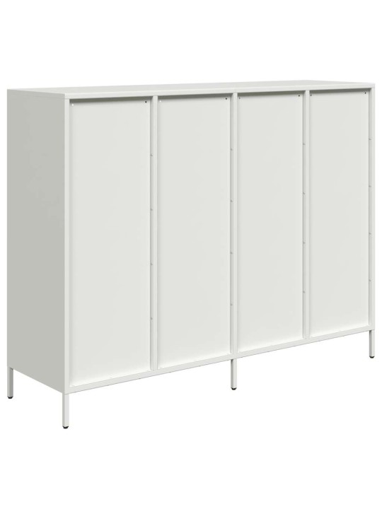 PUHVETKAPP VALGE 135X39X103,5 CM KÜLMVALTSITUD TERAS