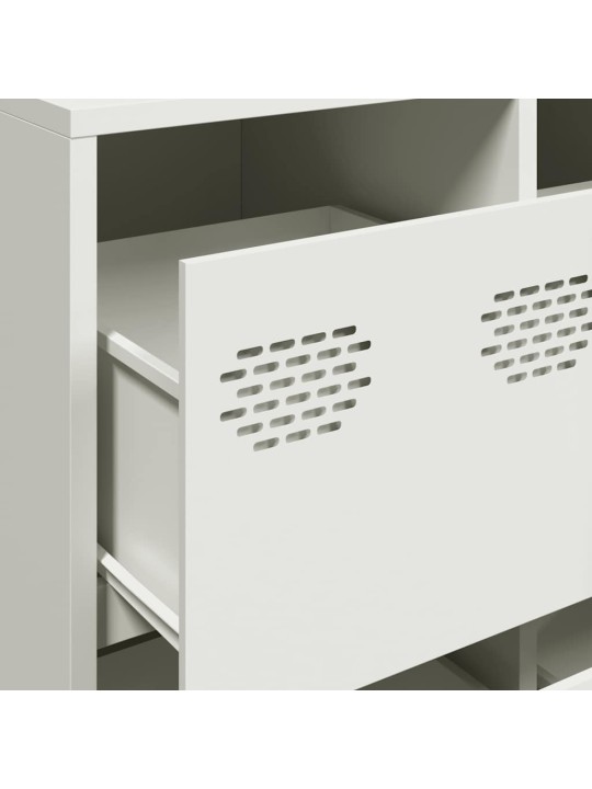 PUHVETKAPP VALGE 135X39X103,5 CM KÜLMVALTSITUD TERAS