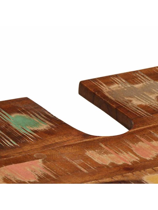 Vannitoa mööblikomplekt 2 tk pruun 55 x 35 x 60 cm taastatud puit