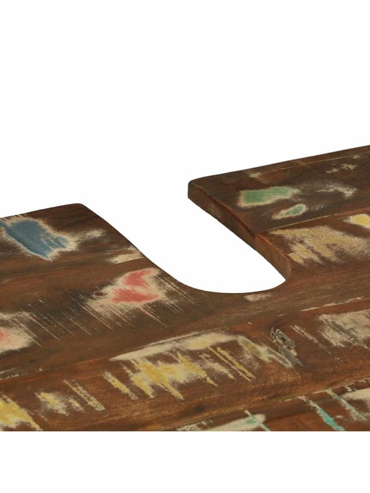 Vannitoa mööblikomplekt 2 tk pruun 55 x 35 x 60 cm taastatud puit