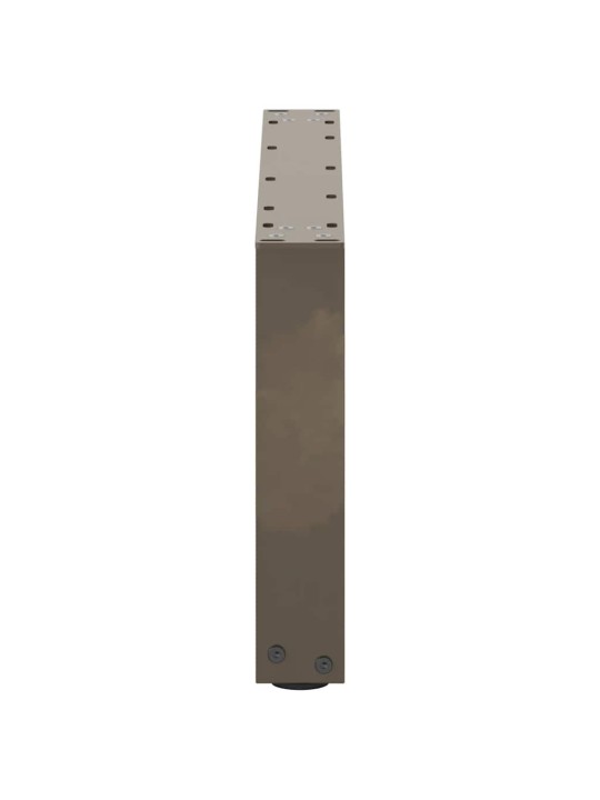 KOHVILAUA JALAD U-KUJULISED 2 TK, NATURAALNE TERAS, 60 X (30–31) CM, TERAS