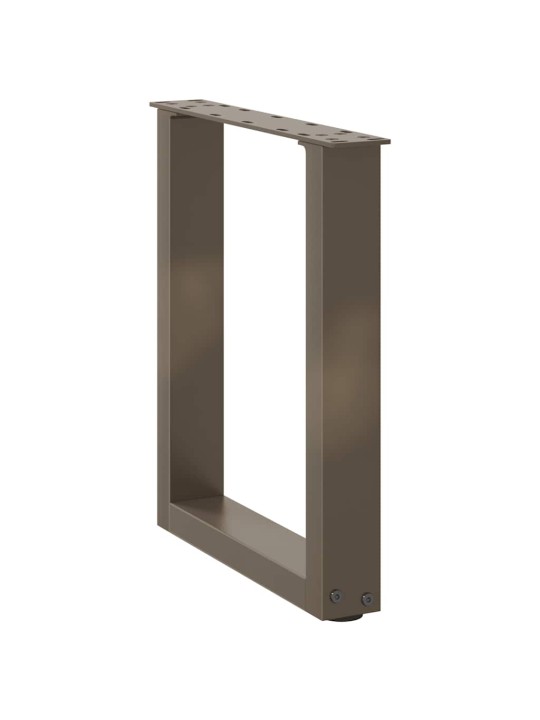 KOHVILAUA JALAD U-KUJULISED 2 TK, NATURAALNE TERAS, 28 X (42–43) CM, TERAS