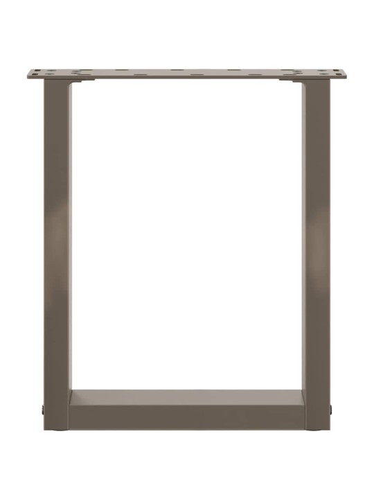 KOHVILAUA JALAD U-KUJULISED 2 TK, NATURAALNE TERAS, 28 X (42–43) CM, TERAS