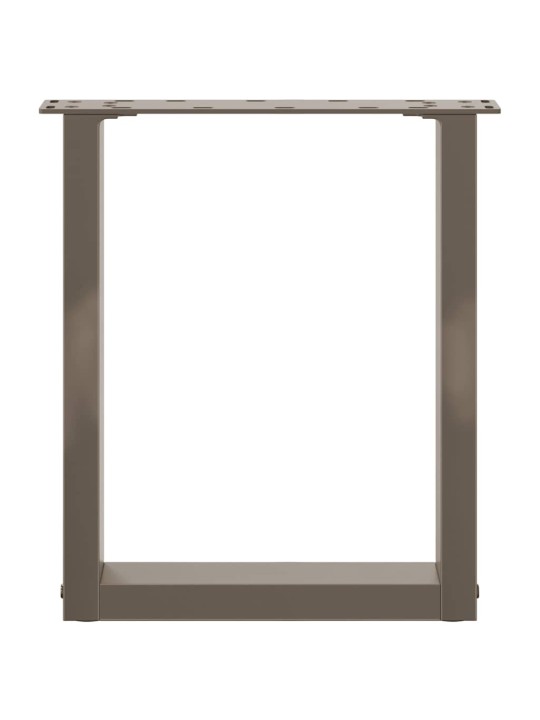 KOHVILAUA JALAD U-KUJULISED 2 TK, NATURAALNE TERAS, 38 X (42–43) CM, TERAS