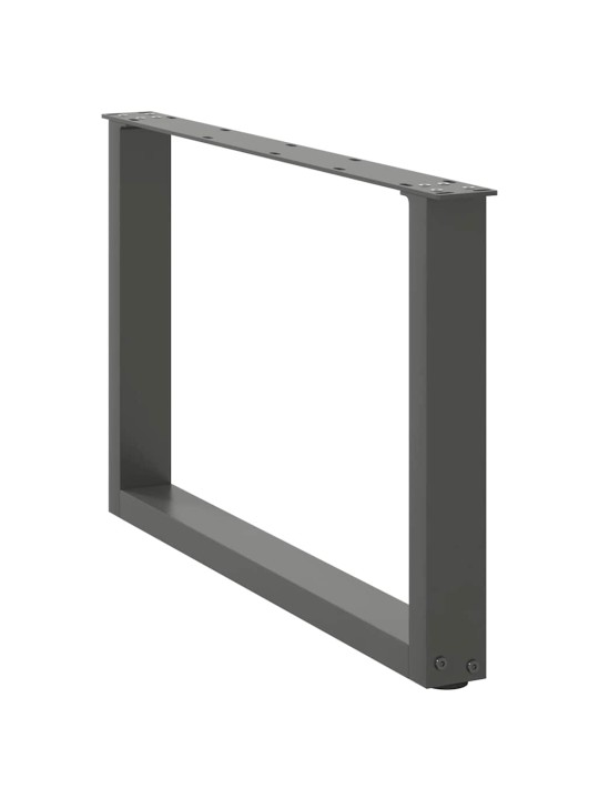 KOHVILAUA JALAD U-KUJULISED 2 TK, ANTRATSIITHALL, 60 X (42-43) CM, TERAS