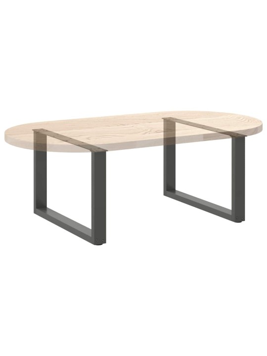 KOHVILAUA JALAD U-KUJULISED 2 TK, ANTRATSIITHALL, 60 X (42-43) CM, TERAS