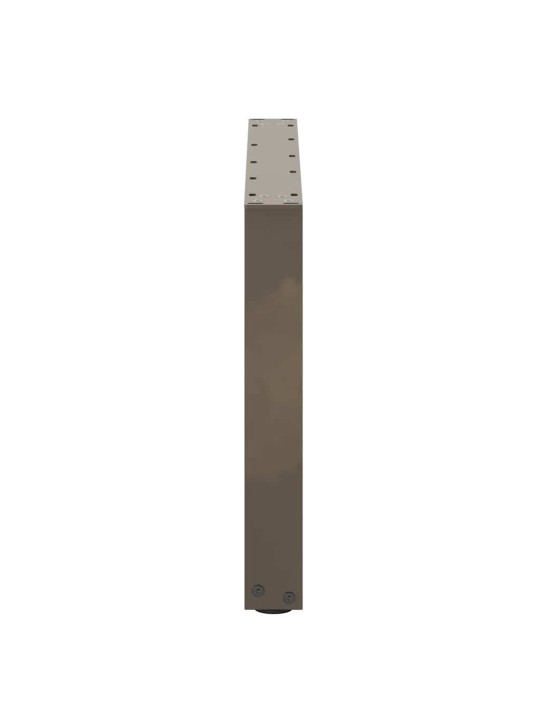 KOHVILAUA JALAD U-KUJULISED 2 TK, NATURAALNE TERAS, 60 X (42–43) CM, TERAS