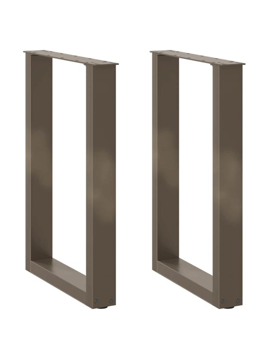 SÖÖGILAUA JALAD U-KUJULISED 2 TK, NATURAALNE TERAS, 50 X (72–73) CM, TERAS