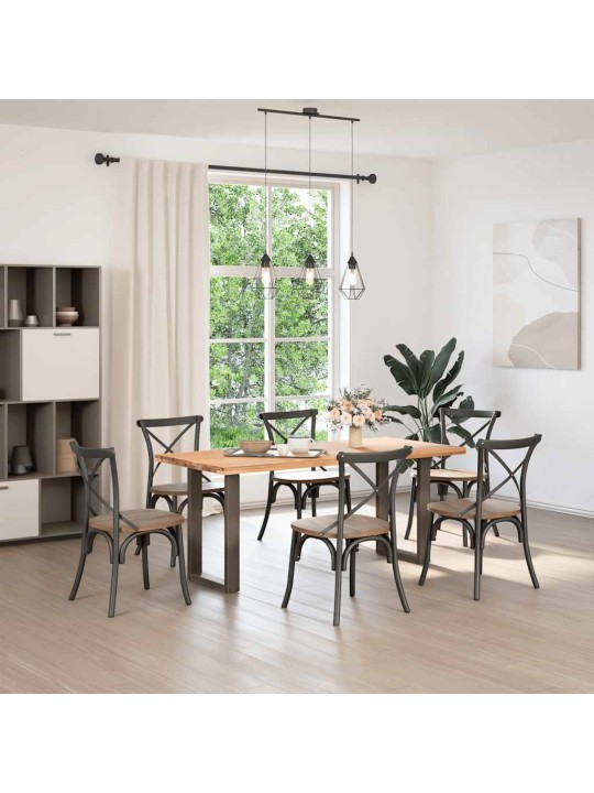 SÖÖGILAUA JALAD U-KUJULISED 2 TK, NATURAALNE TERAS, 50 X (72–73) CM, TERAS