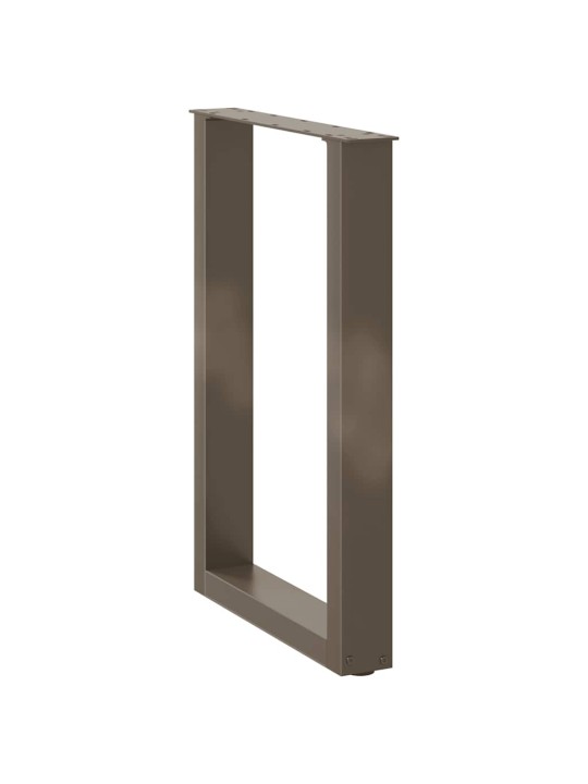 SÖÖGILAUA JALAD U-KUJULISED 2 TK, NATURAALNE TERAS, 50 X (72–73) CM, TERAS
