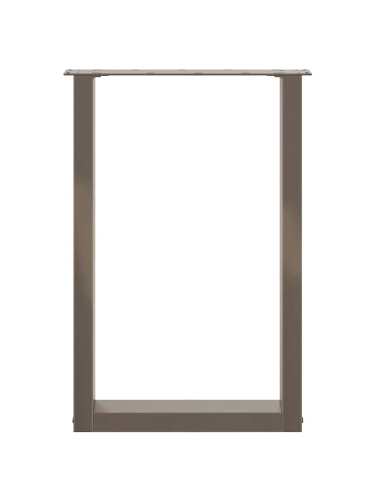 SÖÖGILAUA JALAD U-KUJULISED 2 TK, NATURAALNE TERAS, 50 X (72–73) CM, TERAS